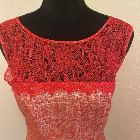 - KAY UNGER CHERRY AND SILVER 2 pieces dress size 4 - Picture 2 of 13